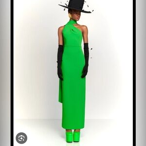 Green Solace London, Demi Maxi Dress, Bright Green - UK 12, US 8